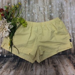 Yellow Patagonia Shorts baggies